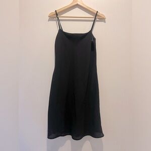 black strappy tassel longline midi dress Cupshe Tassel Midi Tank Dress